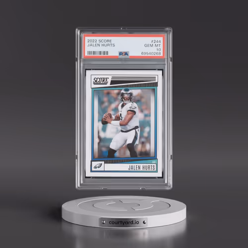 2022 Panini Score #244 Jalen Hurts (PSA 10 GEM MINT)
