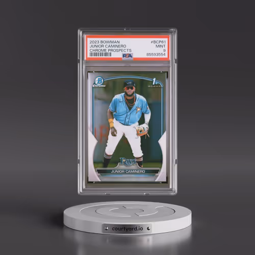 2023 Bowman Chrome Prospects #BCP61 Junior Caminero (PSA 9 MINT)