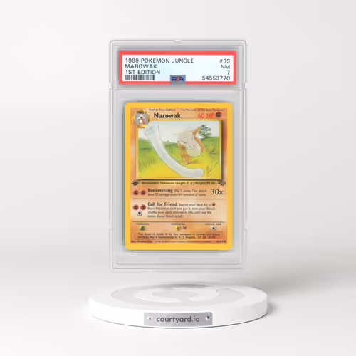 1999 Pokémon Jungle #39 Marowak - 1st Edition (PSA 7 NM)