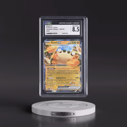 2023 Obsidian Flames - OBF EN #120/197 Klawf ex - Holo (CGC 8.5 NM-MT+)