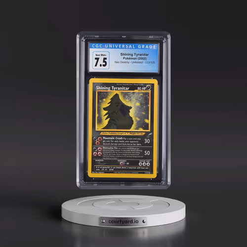 2002 Neo Destiny #113/105 Shining Tyranitar - Holo (CGC 7.5 NM+)