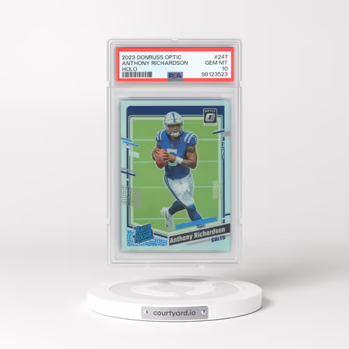 2023 Panini Donruss Optic #247 Anthony Richardson - Holo (PSA 10 GEM MINT)
