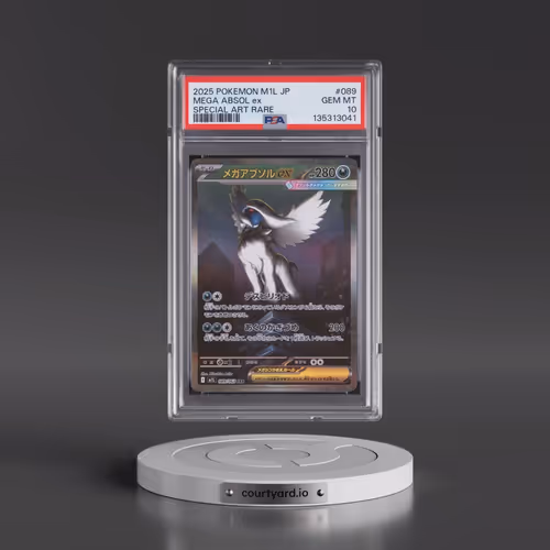 2025 Pokémon M1l-Mega Brave #089 Mega Absol EX - Holo Special Art Rare (PSA 10 GEM MINT)