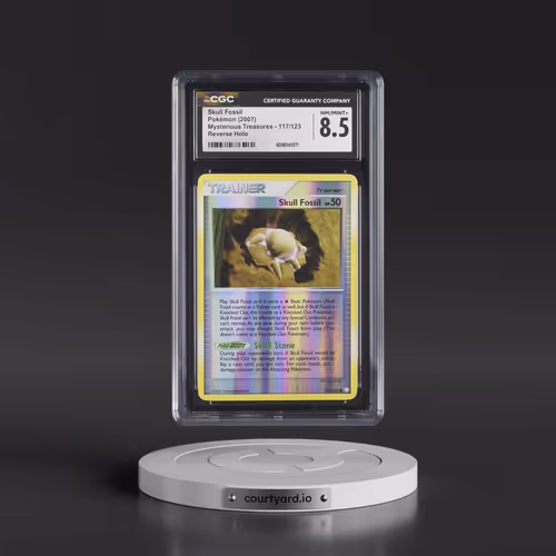 2007 Mysterious Treasures #117/123 Skull Fossil - Reverse Holo (CGC 8.5 NM-MT+)