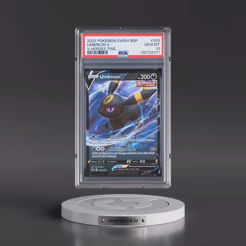 2022 Pokémon Swsh Black Star Promo #203 Umbreon V - Holo V Heroes Tins (PSA 10 GEM MINT)