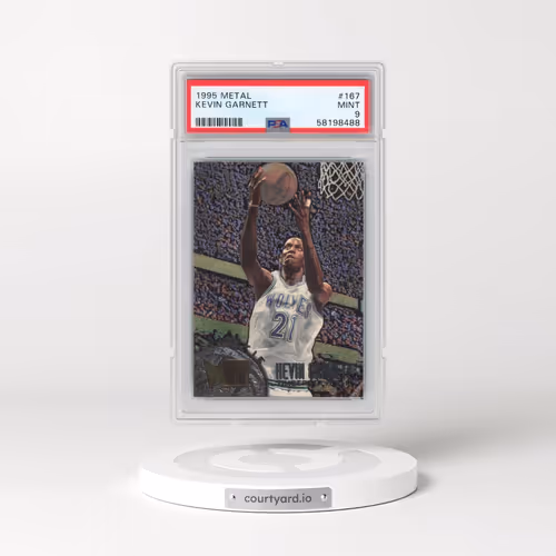 1995 Metal #167 Kevin Garnett (PSA 9 MINT)