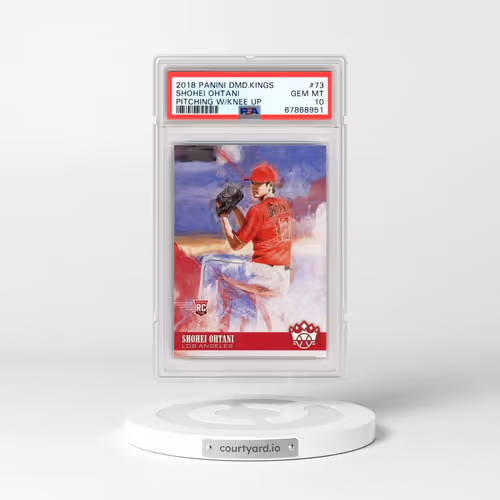 2018 Panini Diamond Kings #73 Shohei Ohtani - Pitching w/Knee Up (PSA 10 GEM MINT)