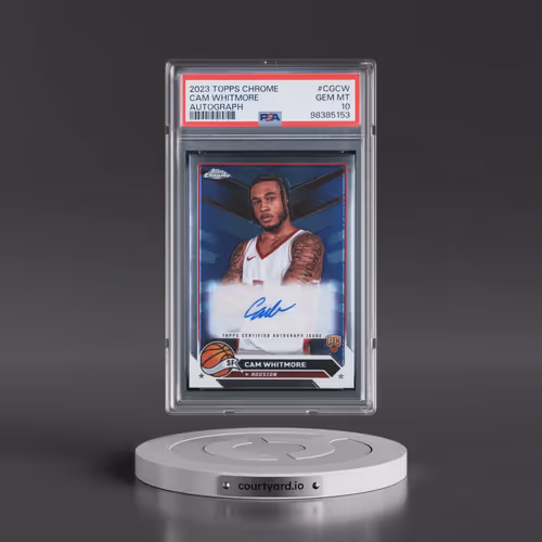 2023 Topps Chrome Topps Chrome Autographs #CGCW Cam Whitmore (PSA 10 GEM MINT)