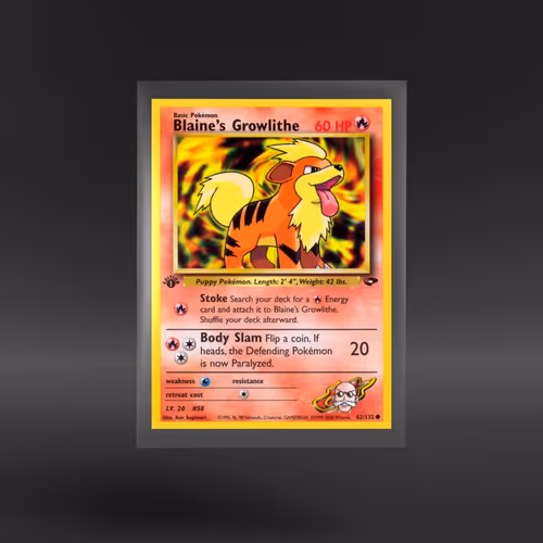 Gym Challenge #62/132 Blaine's Growlithe