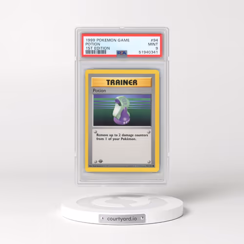 1999 Pokémon Game #94 Potion - 1st Edition (PSA 9 MINT)