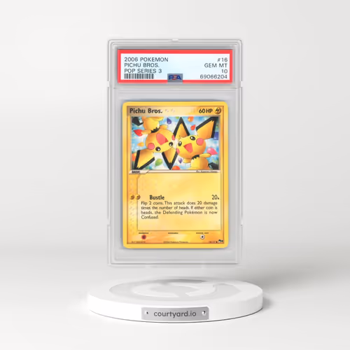 2006 Pokémon Pop Series 3 #16 Pichu Bros. (PSA 10 GEM MINT)