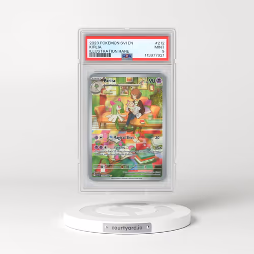 2023 Pokémon Svi EN-Scarlet & Violet #212 Kirlia - Illustration Rare (PSA 9 MINT)