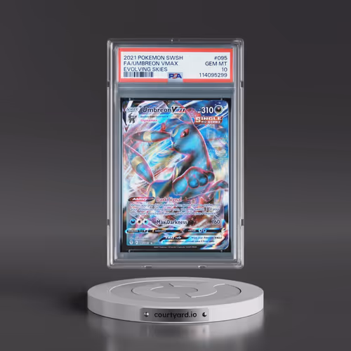 2021 Pokémon Sword & Shield Evolving Skies #095 Umbreon Vmax - Full Art (PSA 10 GEM MINT)