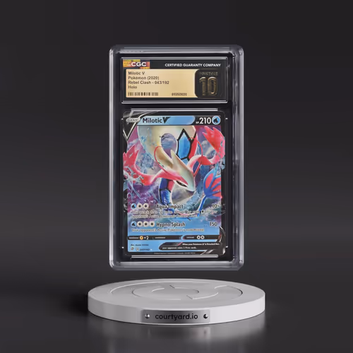 2020 Rebel Clash #043/192 Milotic V - Holo (CGC 10 PRISTINE)