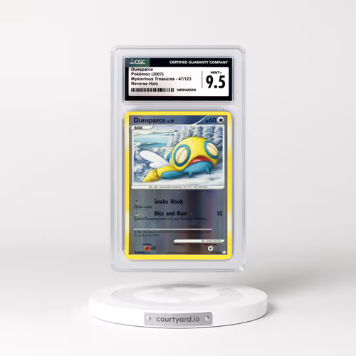 2007 Mysterious Treasures #47 Dunsparce - Holo (CGC 9.5 MINT+)
