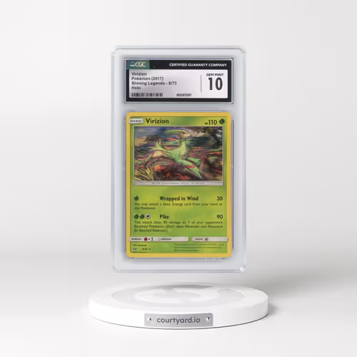 2017 Shining Legends #8/73 Virizion - Holo (CGC 10 GEM MINT)