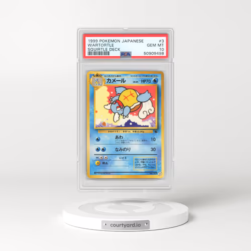 1999 Pokémon Squirtle Deck #3 Wartortle (PSA 10 GEM MINT)