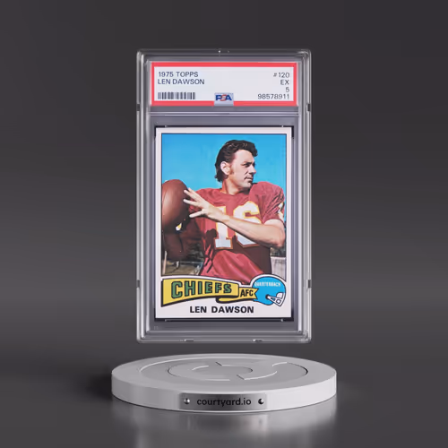 1975 Topps #120 Len Dawson (PSA 5 EX)