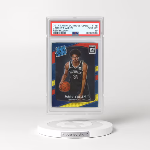 2017 Panini Donruss Optic #179 Jarrett Allen - Red/Yellow (PSA 10 GEM MINT)
