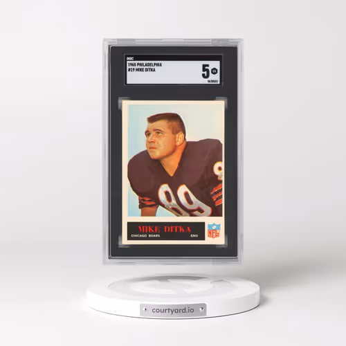 1965 Philadelphia #19 Mike Ditka (SGC 5 EX)