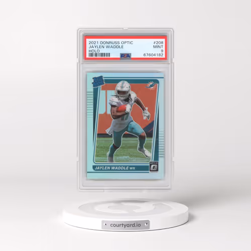2021 Panini Donruss Optic #208 Jaylen Waddle - Holo (PSA 9 MINT)
