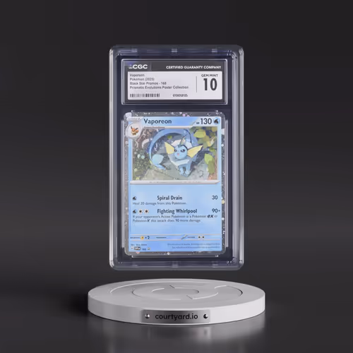 2023 Black Star Promos - Scarlet & Violet SVP EN #168 Vaporeon - Prismatic Evolutions Poster Collect