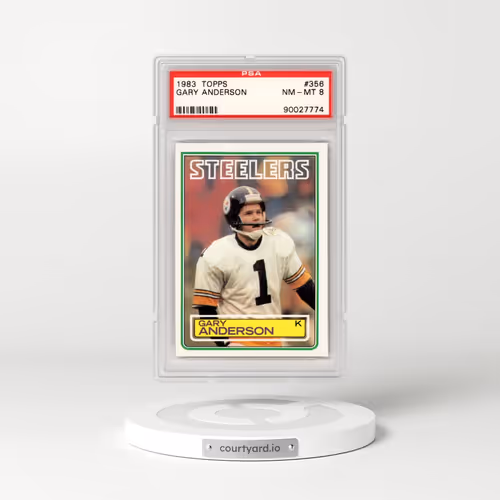1983 Topps #356 Gary Anderson (PSA 8 NM-MT)