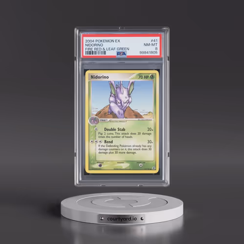 2004 Pokémon EX Fire Red & Leaf Green #41 Nidorino (PSA 8 NM-MT)