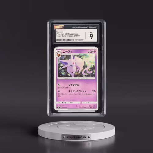 2018 Super-Burst Impact #040/095 Espeon (CGC 9 MINT)