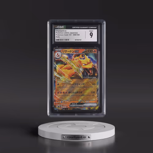 2023 Pokémon Card 151 #006/165 Charizard ex - Holo (CGC 9 MINT)