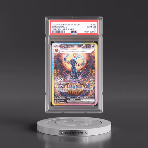 2024 Pokémon Sv8a-Terastal Fest EX #217 Umbreon EX - Holo Special Art Rare (PSA 10 GEM MINT)