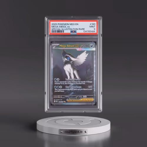 2025 Pokémon Meg EN-Mega Evolution #180 Mega Absol EX - Holo Special Illustration Rare (PSA 9 MINT)