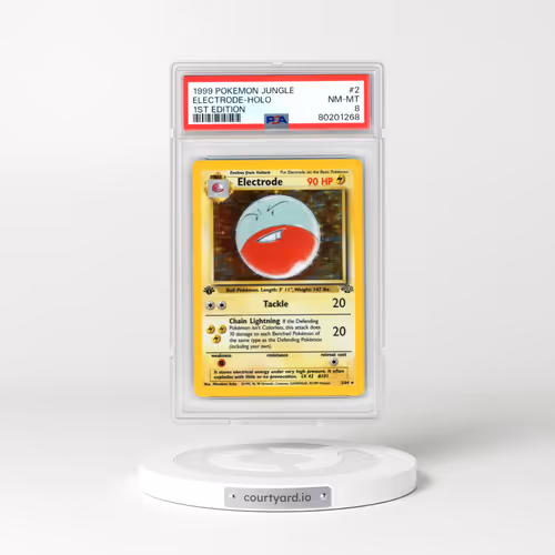 1999 Pokémon Jungle #2 Electrode - 1st Edition Holo (PSA 8 NM-MT)