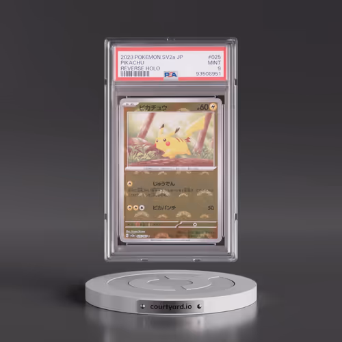 2023 Pokémon Sv2a-Pokémon 151 #025 Pikachu - Reverse Holo (PSA 9 MINT)