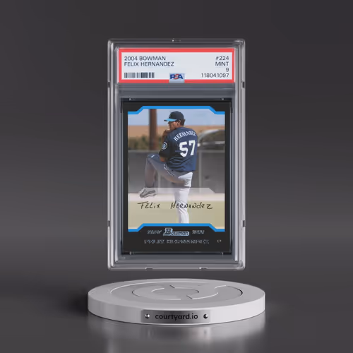 2004 Bowman #224 Felix Hernandez (PSA 9 MINT)