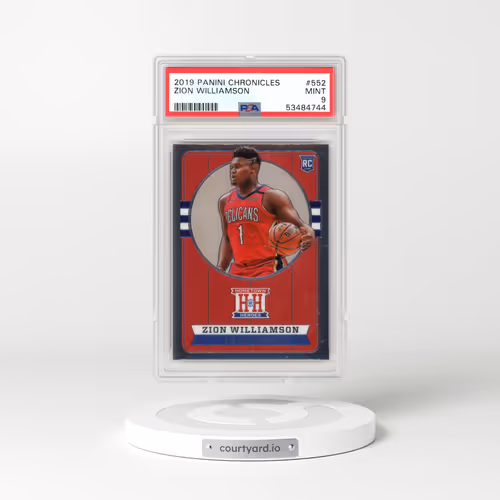 2019 Panini Chronicles #552 Zion Williamson (PSA 9 MINT)