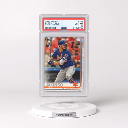 2019 Topps #475 Pete Alonso (PSA 10 GEM MINT)