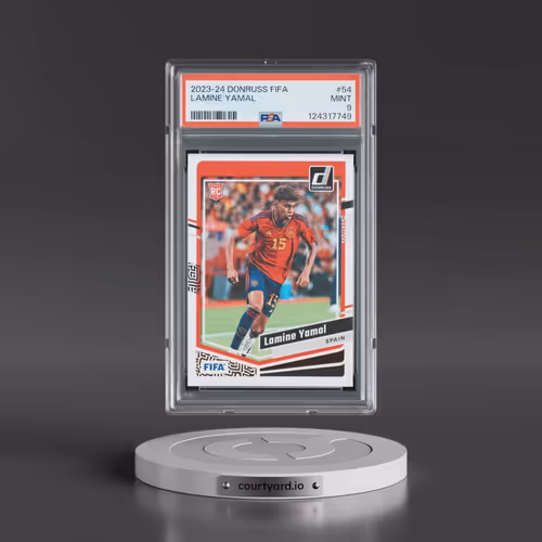 2023-24 Panini Donruss FIFA #54 Lamine Yamal (PSA 9 MINT)