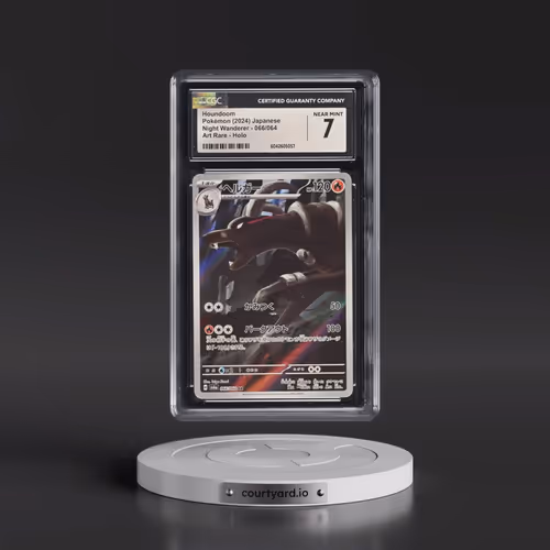 2024 Night Wanderer #066/064 Houndoom - Art Rare Holo (CGC 7 NM)