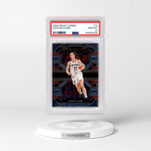 2024 Panini Select WNBA #72 Caitlin Clark (PSA 10 GEM MINT)