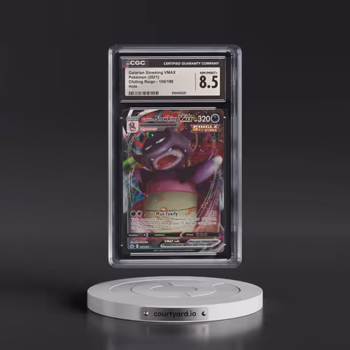 2021 Chilling Reign #100/198 Galarian Slowking VMAX - Holo (CGC 8.5 NM-MT+)