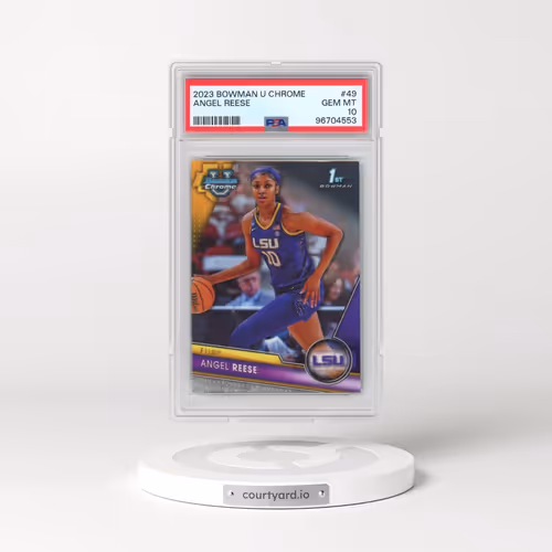 2023 Bowman University Chrome #49 Angel Reese (PSA 10 GEM MINT)
