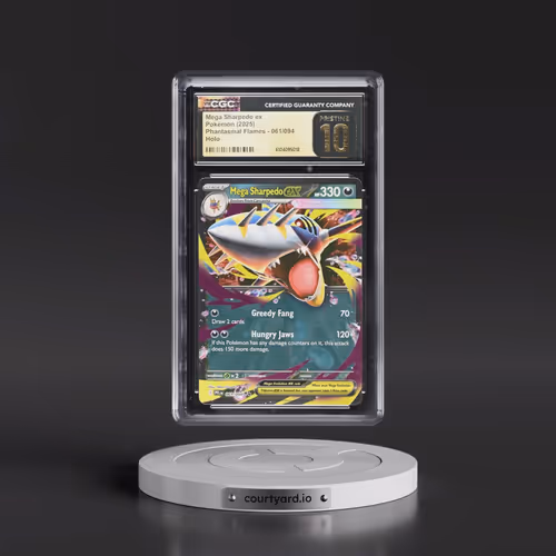 2025 Phantasmal Flames - PFL EN #061/094 Mega Sharpedo ex - Holo (CGC 10 PRISTINE)