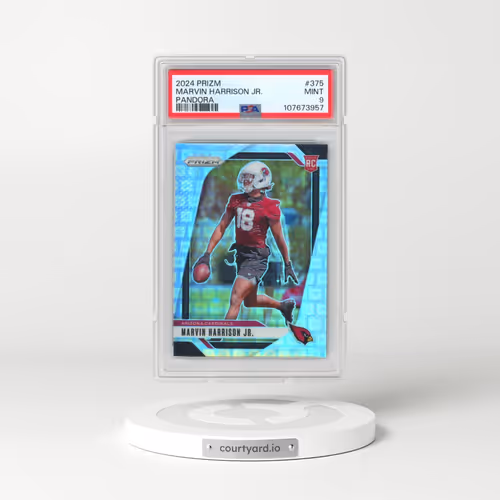 2024 Panini Prizm #375 Marvin Harrison Jr. - Pandora (PSA 9 MINT)