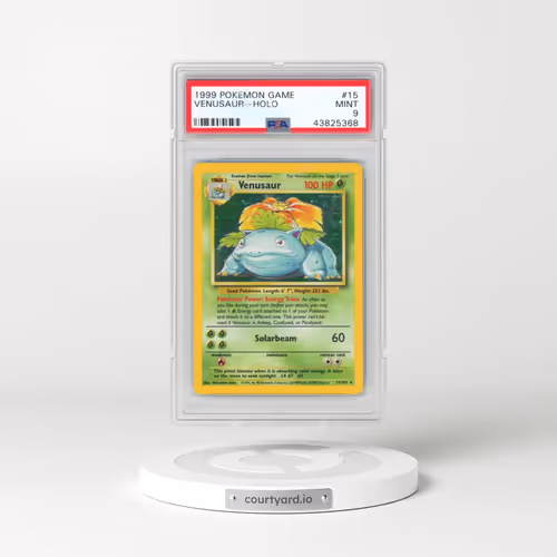 1999 Pokémon Game #15 Venusaur - Holo (PSA 9 MINT)