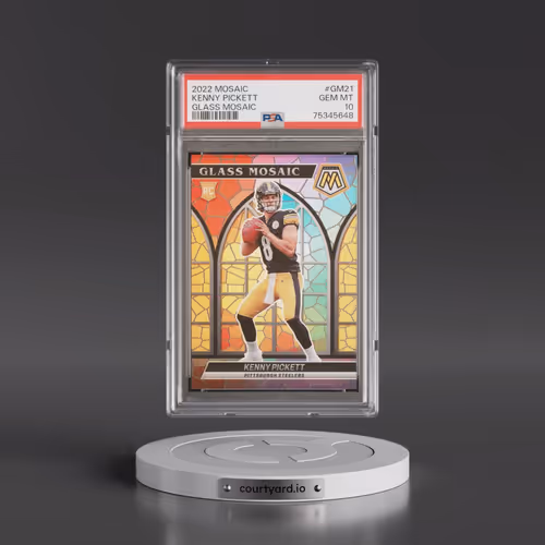 2022 Panini Mosaic Glass Mosaic #GM21 Kenny Pickett (PSA 10 GEM MINT)