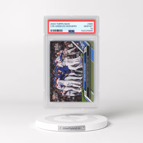2024 Topps Now #885 Los Angeles Dodgers (PSA 10 GEM MINT)