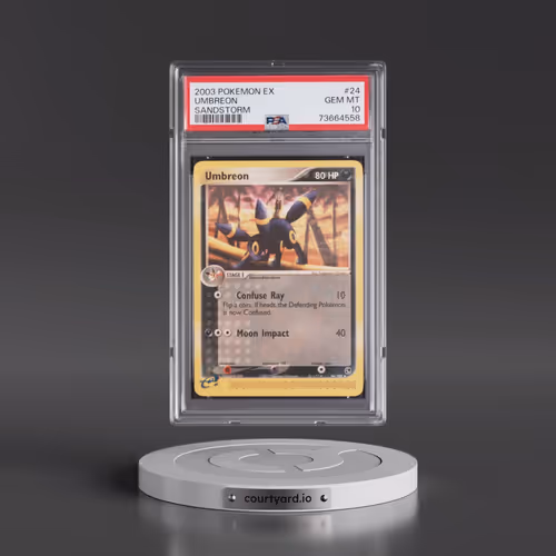 2003 Pokémon EX Sandstorm #24 Umbreon (PSA 10 GEM MINT)