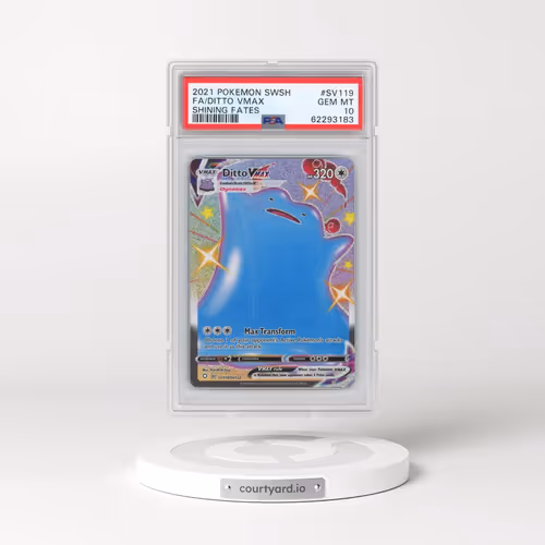 2021 Pokémon Sword & Shield Shining Fates #SV119 Ditto Vmax - Full Art (PSA 10 GEM MINT)