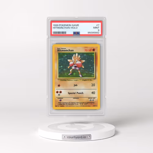 1999 Base Set #7 Hitmonchan - Holo (PSA 9 MINT)